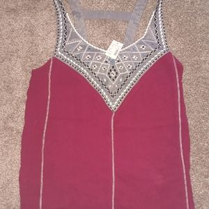 Dark Pink Tank Top